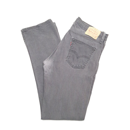 Levis 514 Straight Fit Jeans W34 L34 Black