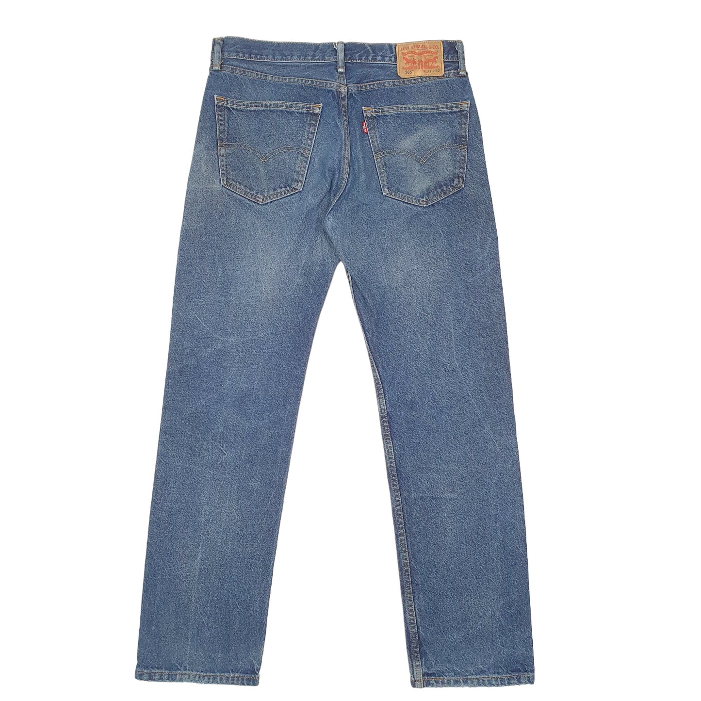 Mens Blue Levis  505 JeansW33 L32