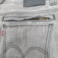 Levis 511 Slim Fit Jeans W32 L33 Grey