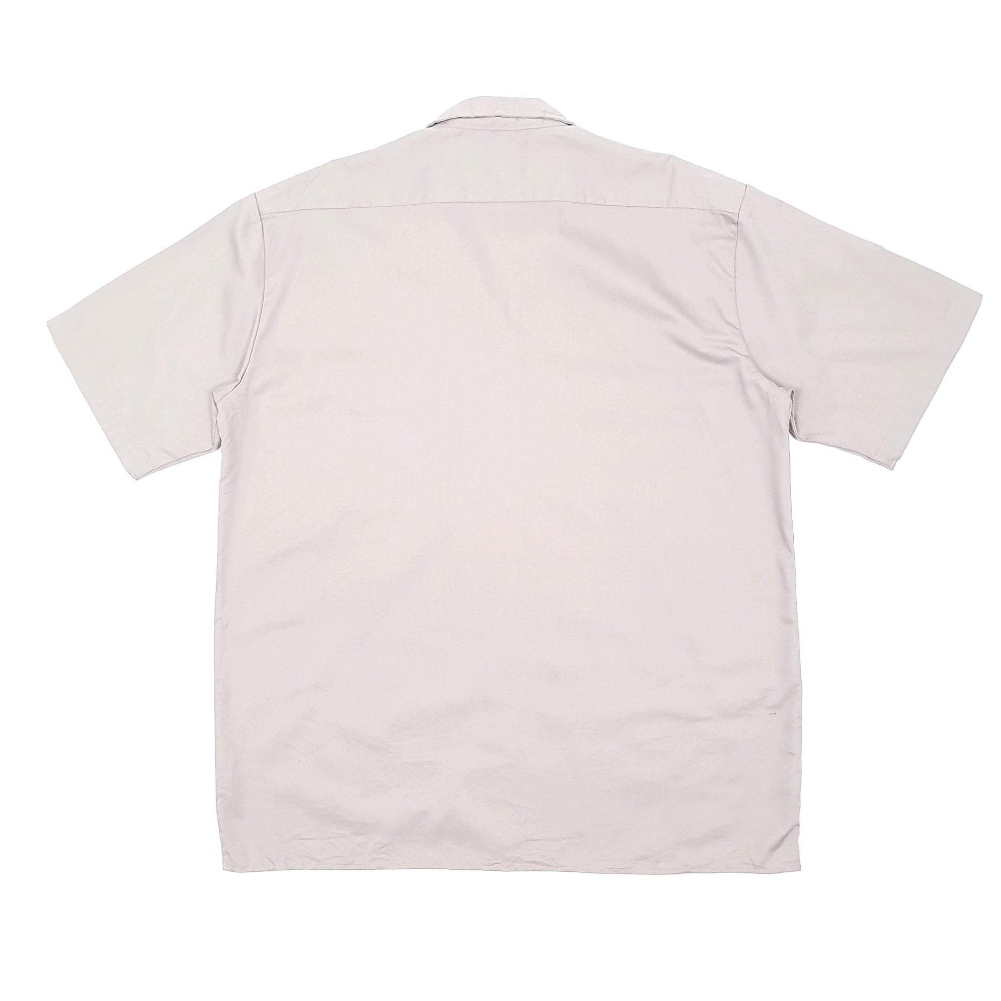 Mens Grey Dickies Workwear Short Sleeve Shirt