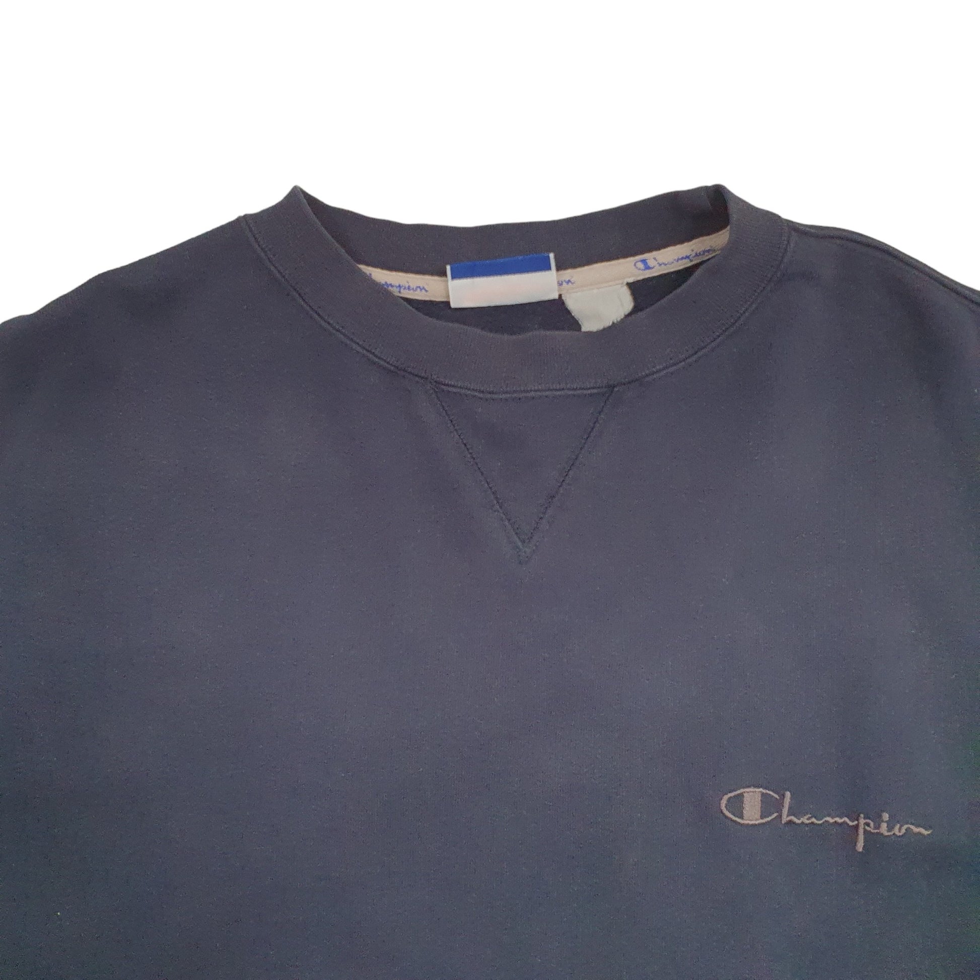 Mens Navy Champion  Crewneck Jumper