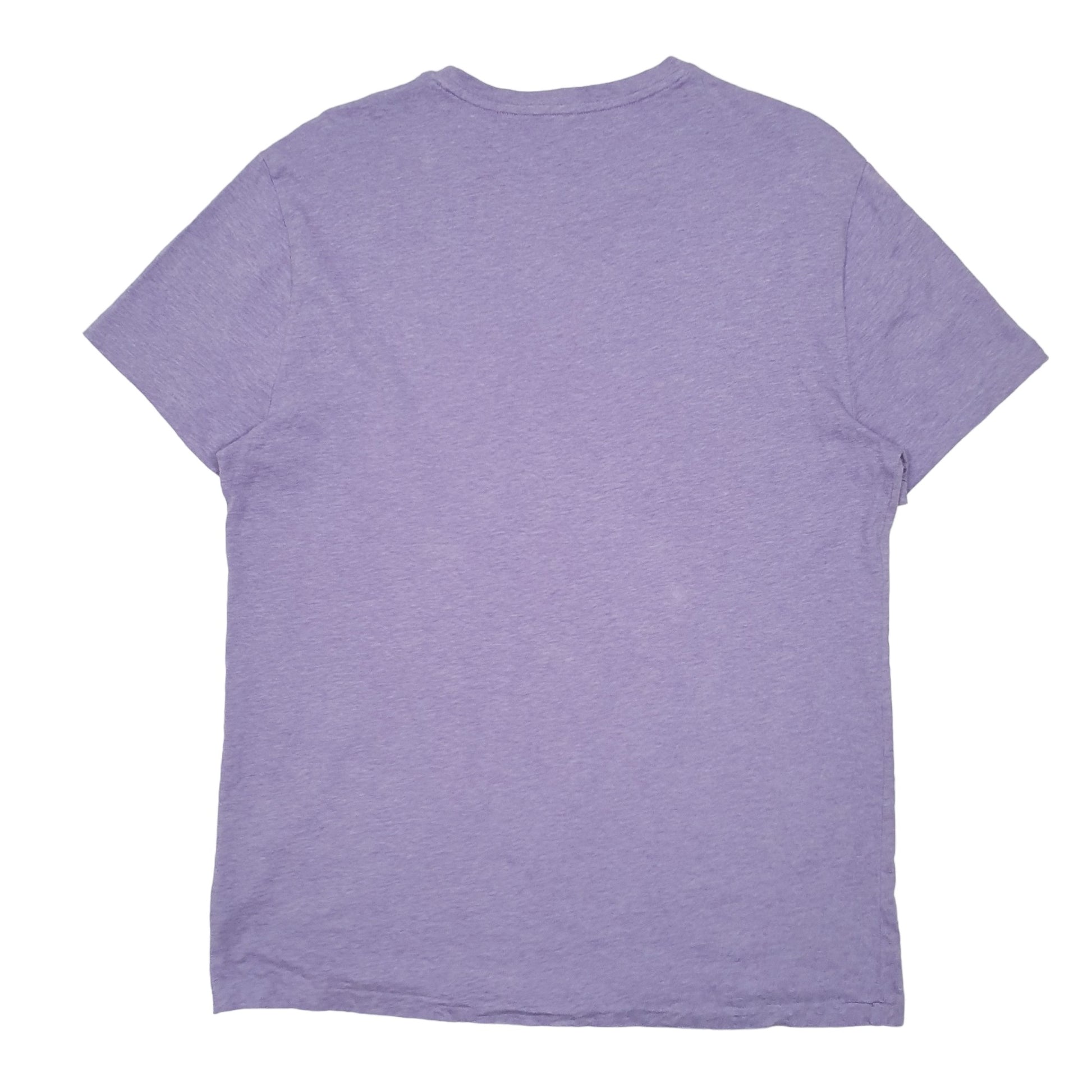 Mens Purple Ralph Lauren Polo Slim Fit Short Sleeve T Shirt