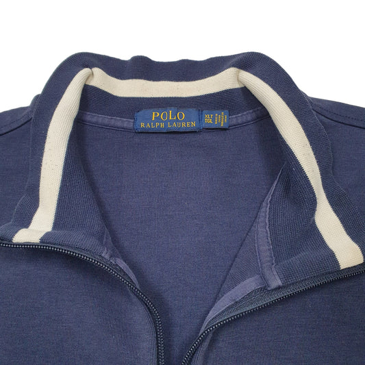 Womens Navy Polo Ralph Lauren Sweatshirt USA 1967 Full Zip Jumper