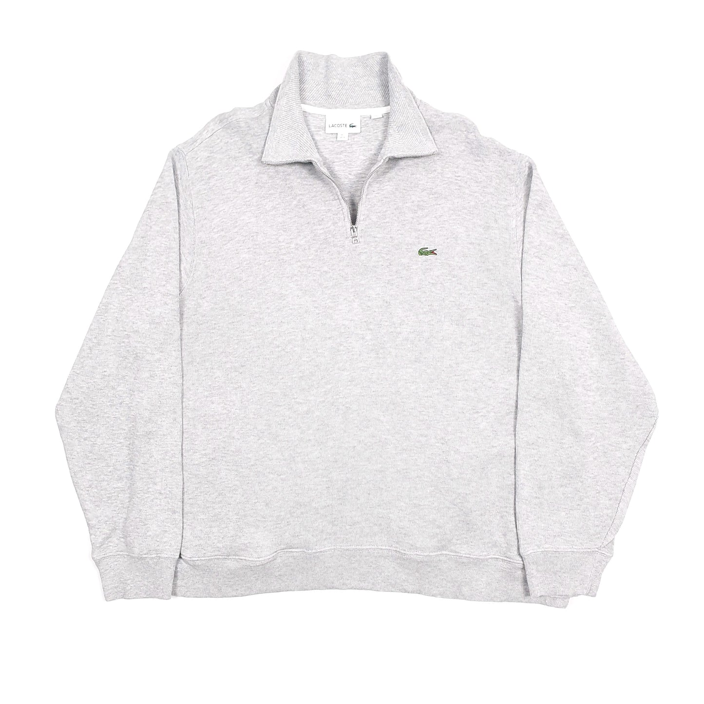 Lacoste Quarter Zip XL Grey