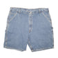 Mens Blue Carhartt Carpenter Workwear Denim Shorts