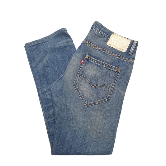 Mens Blue Levis  504 JeansW34 L32