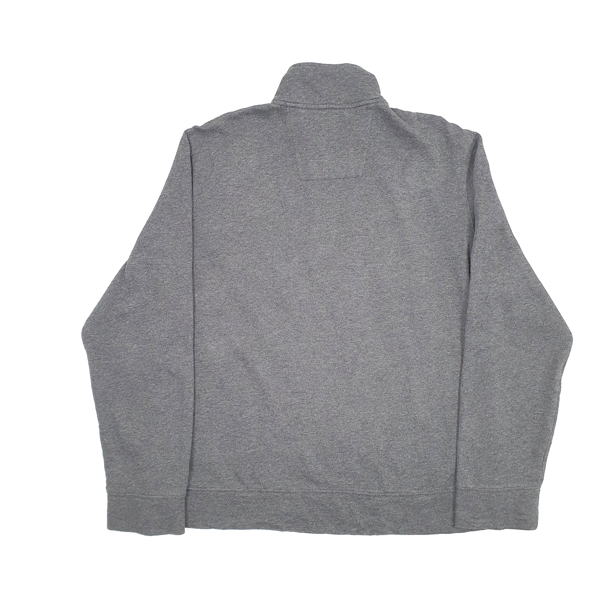 Nautica Spellout Quarter Zip M Grey