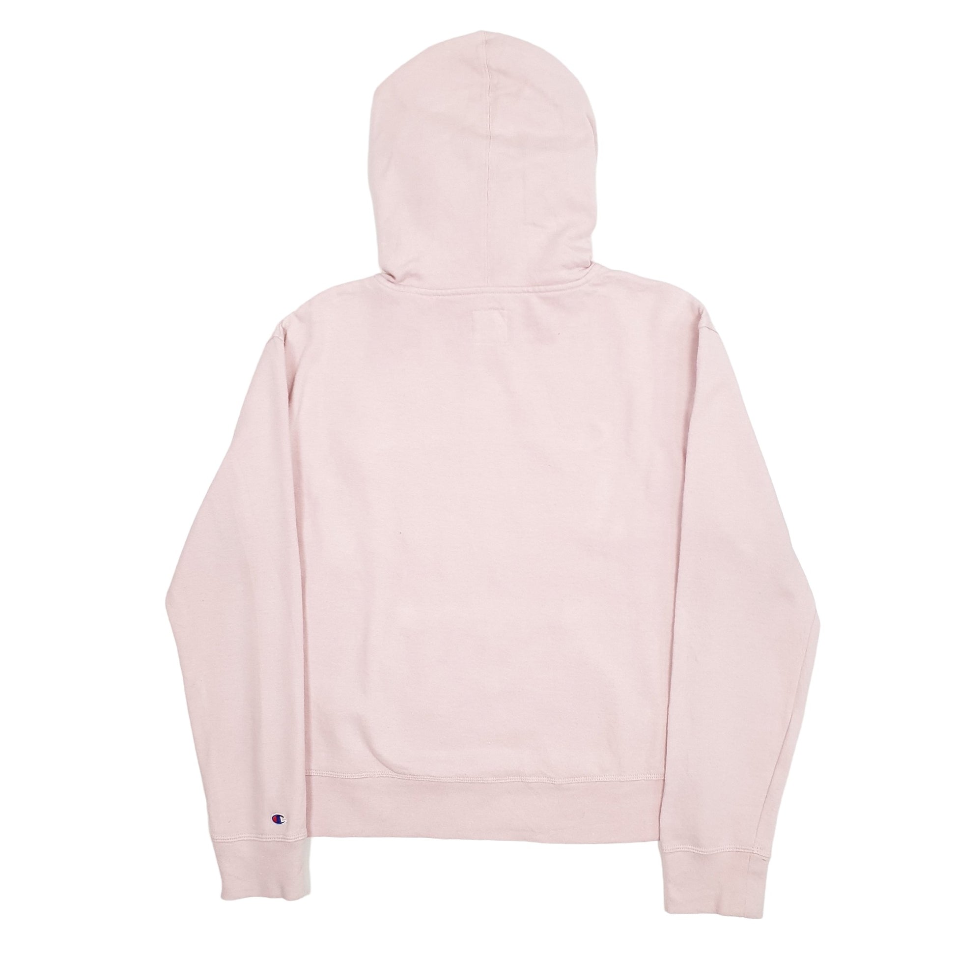 Womens Pink Champion Spellout Hoodie Jumper