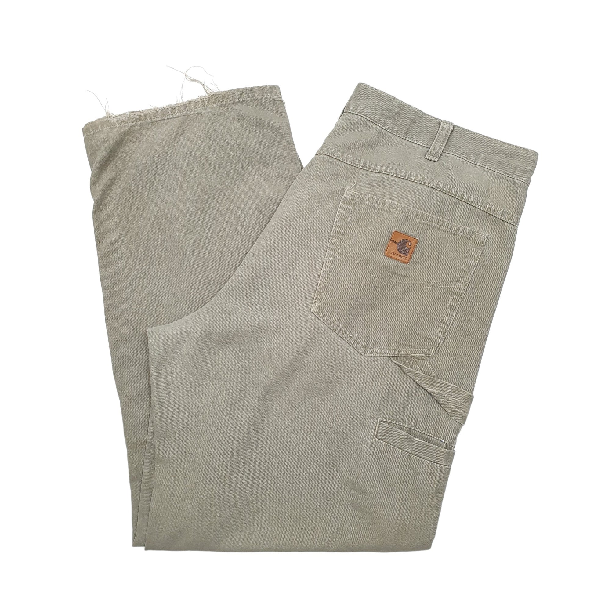 Mens Green Carhartt  Carpenter Trousers