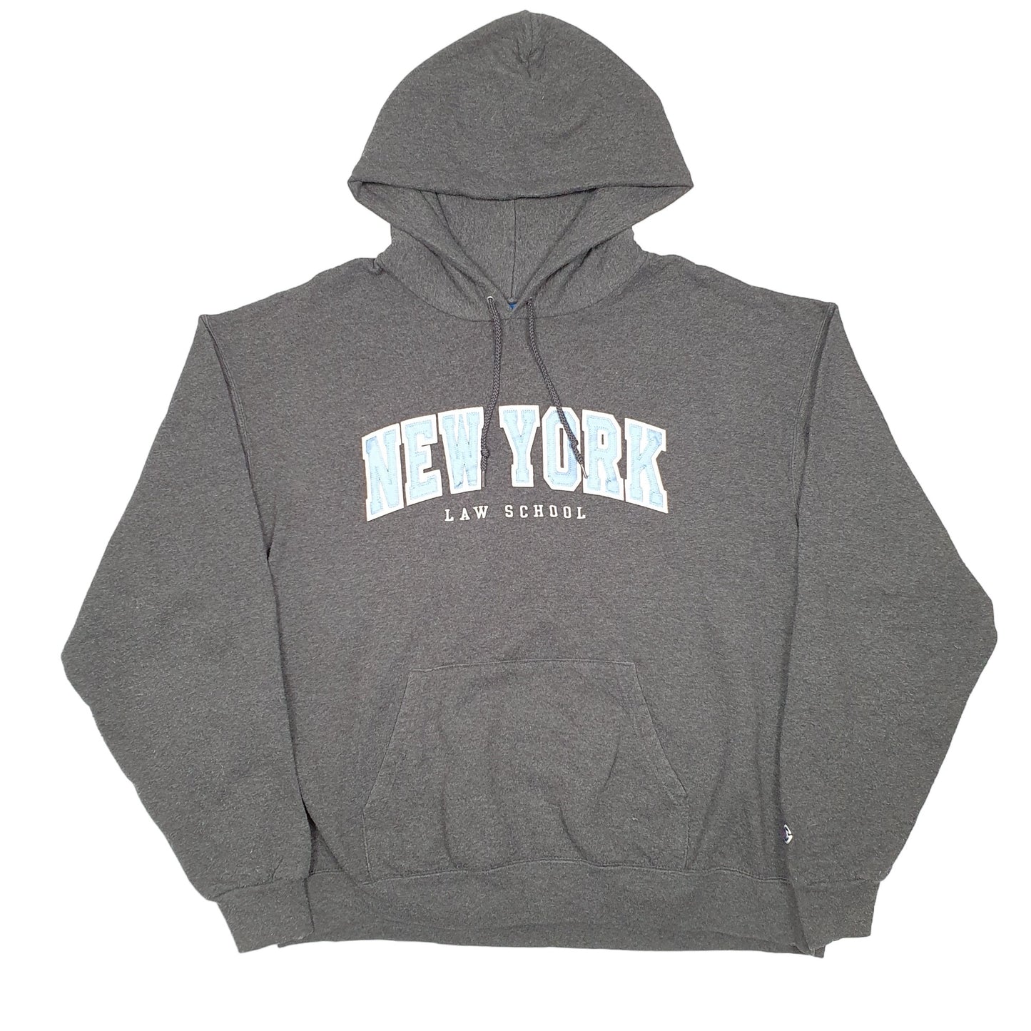 Mens Grey Champion New York Law School Hoodie Jumper