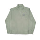Mens Green Patagonia Micro D Quarter Zip Jumper