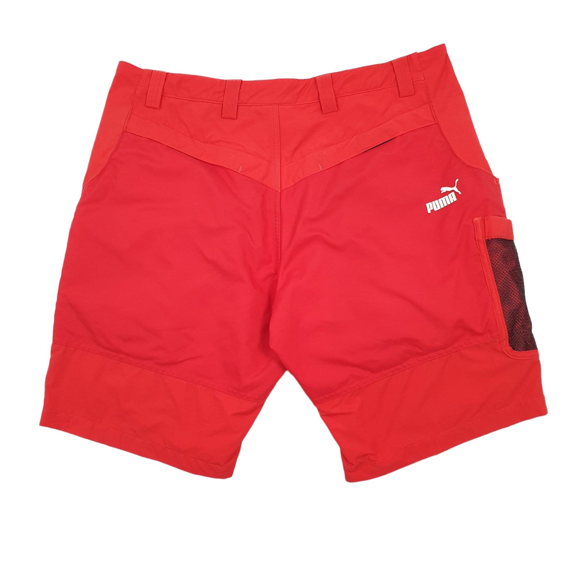 Puma Volvo Yachting Sailing Ocean Race Nylon Red Cargo Workwear Shorts W36 Red
