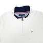 Mens White Tommy Hilfiger  Quarter Zip Jumper