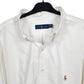 Mens White Ralph Lauren  Long Sleeve Shirt