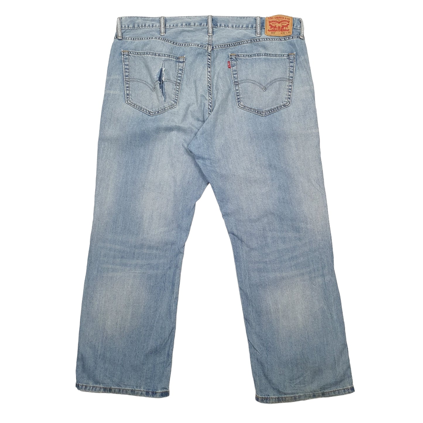 Levis 559 Relaxed Fit Jeans W42 L30 Blue