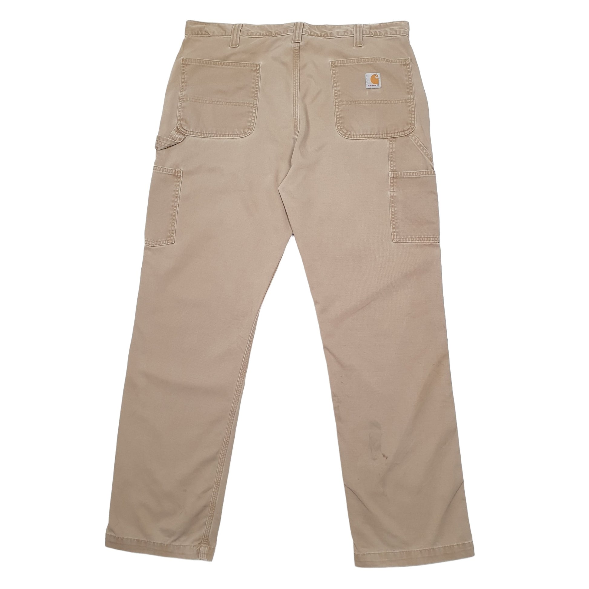 Mens Beige Carhartt  Carpenter Trousers