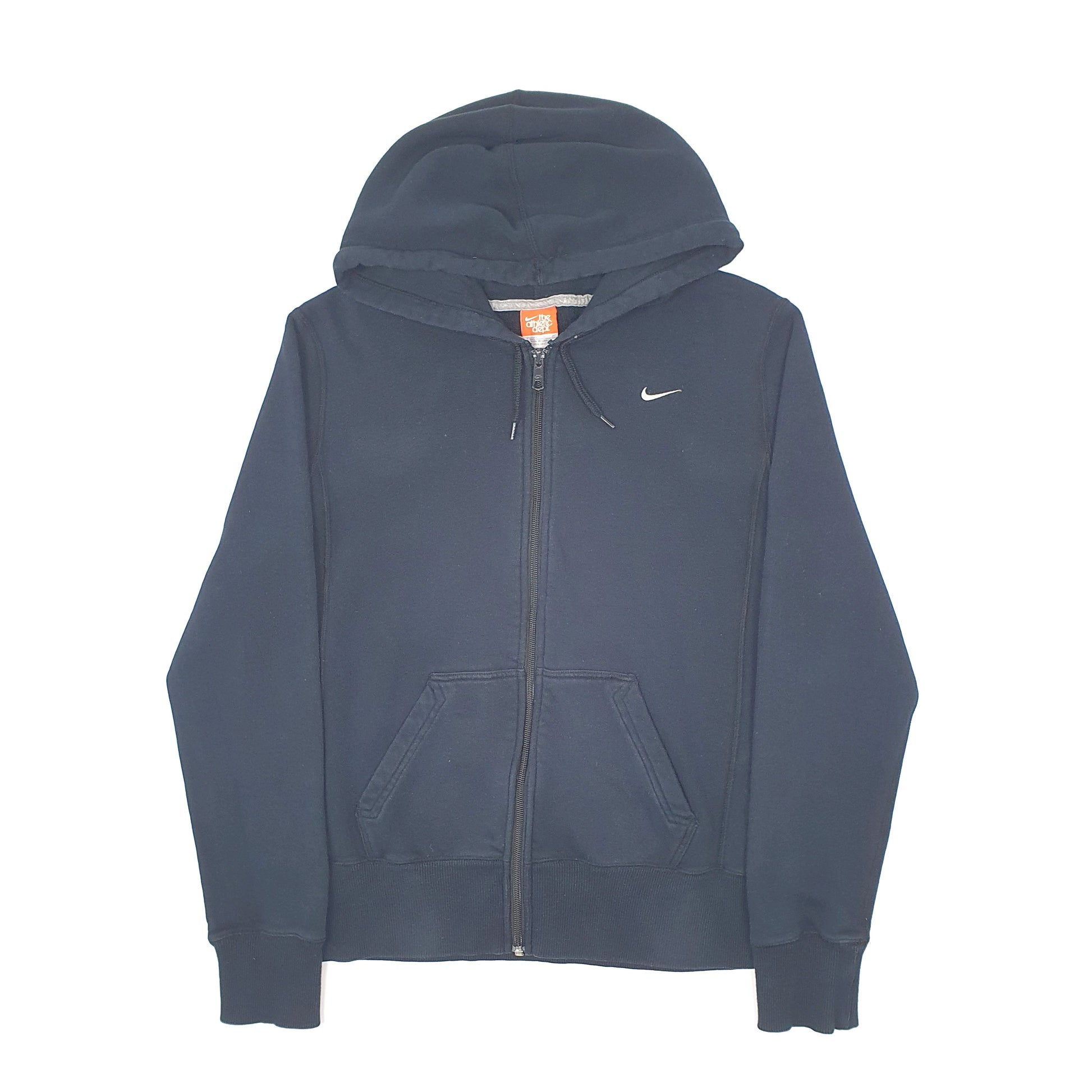 Womens Black Nike Athletic Department Hoodie Tech Fleece Full Zip Jumper