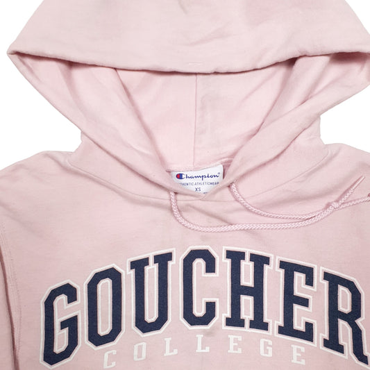 Mens Pink Champion  Hoodie Jumper