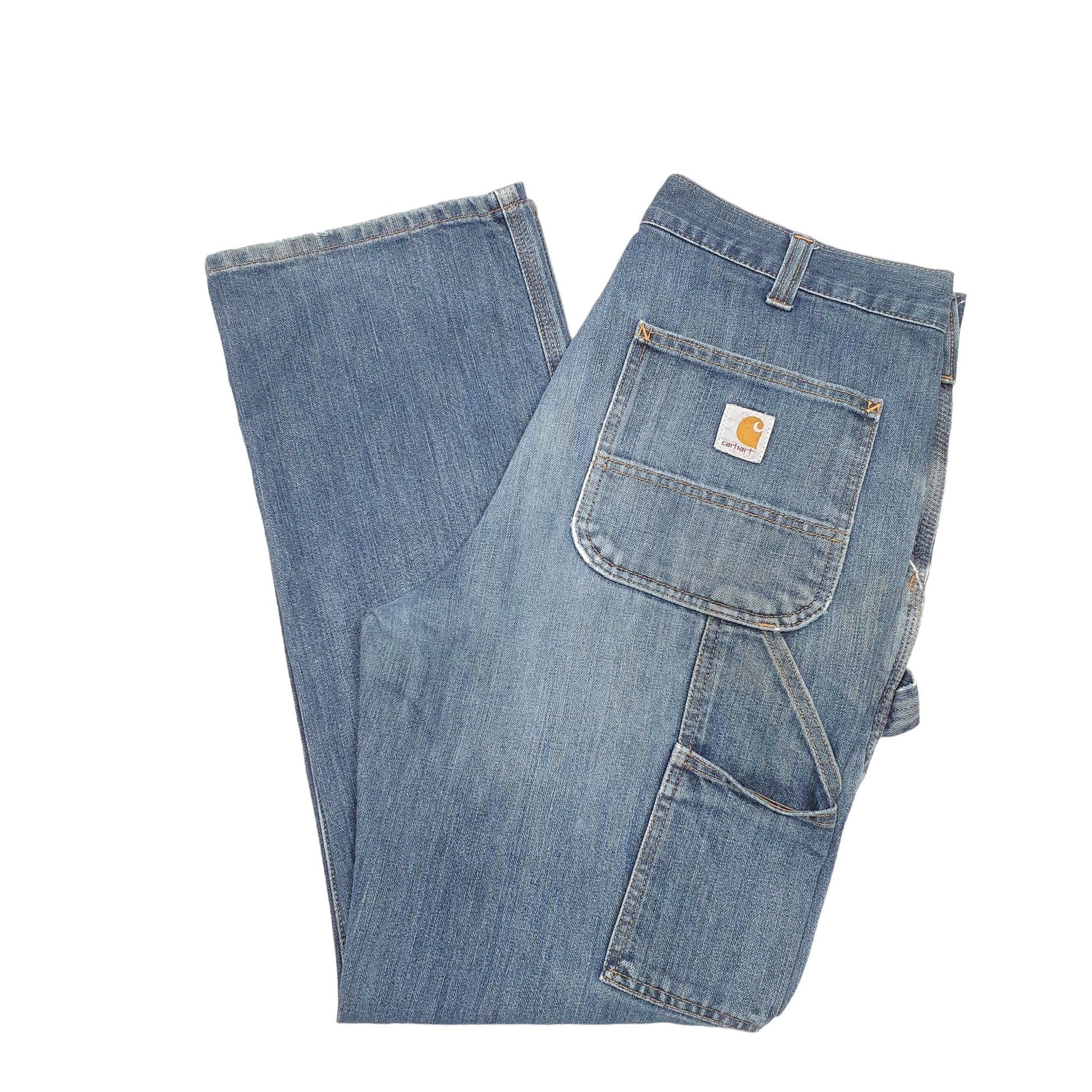 Mens Blue Carhartt  Carpenter JeansW34 L30