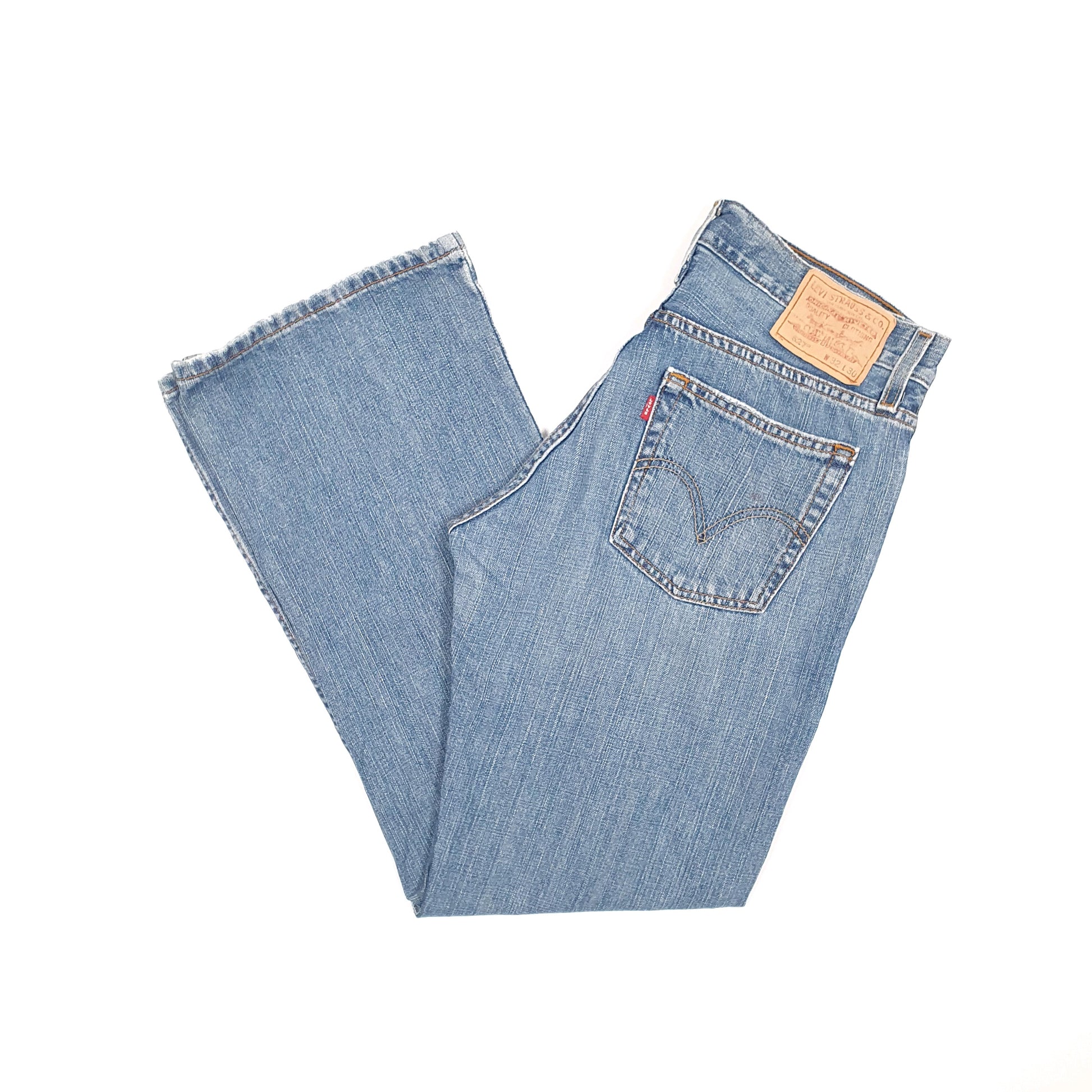 Levis 527 Bootcut Fit Jeans W32 L30 Blue