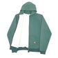 Mens Green Carhartt Workwear Full Zip Hoodie Active Jacket Coat