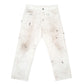 Mens White Dickies Painter Decorator Carpenter Trousers