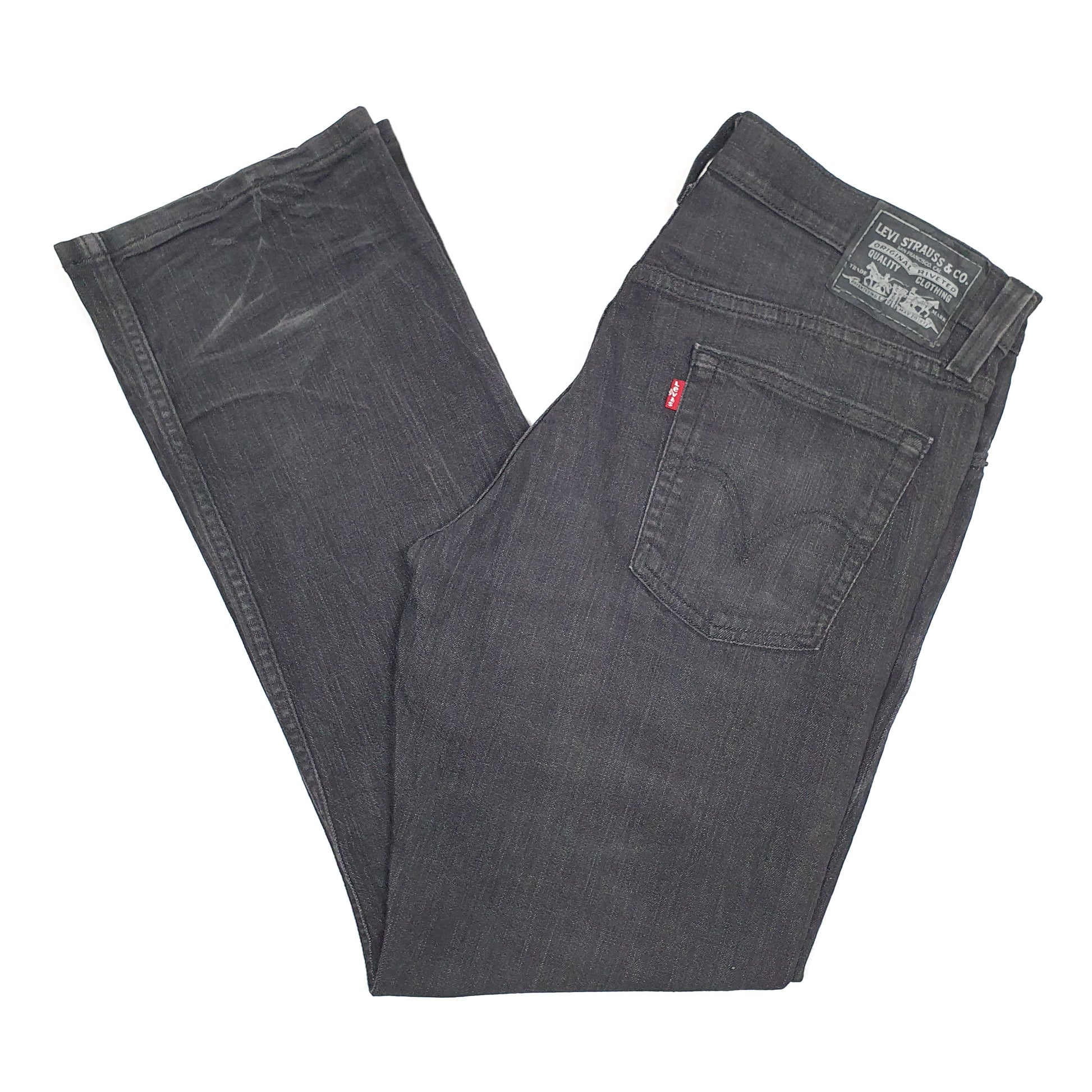 Levis 514 Straight Fit Jeans W34 L30 Grey