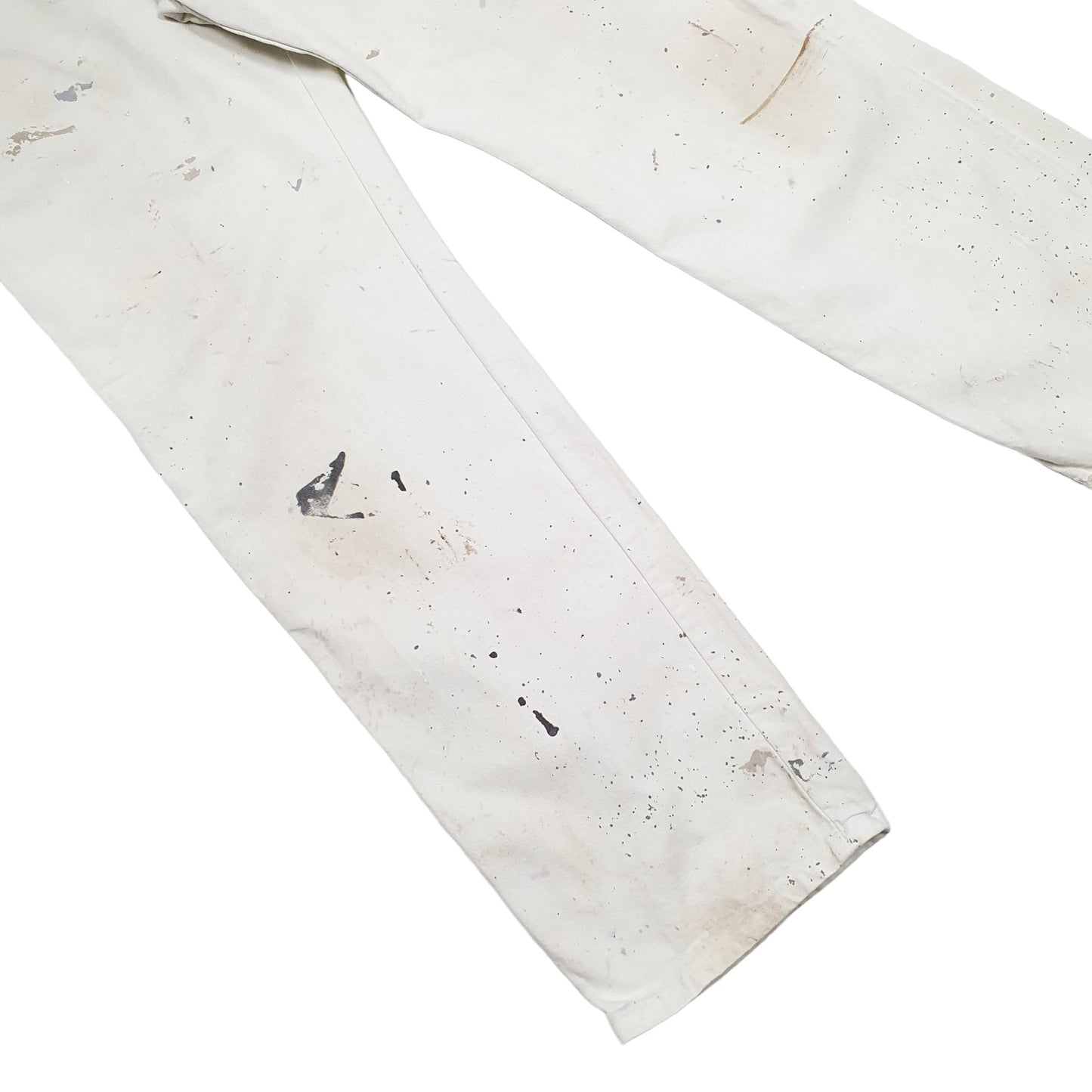 Mens White Dickies  Carpenter Trousers