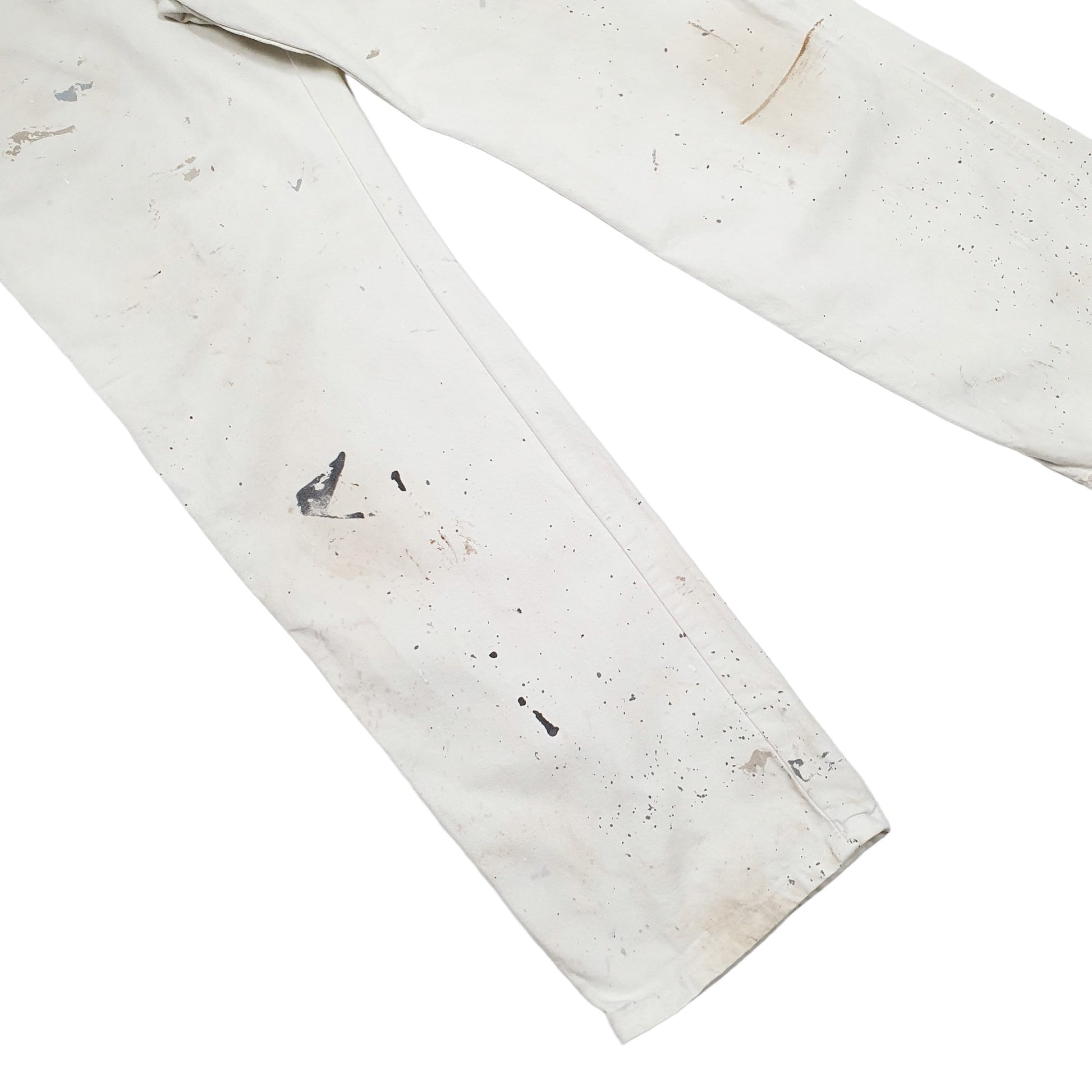 Mens White Dickies  Carpenter Trousers