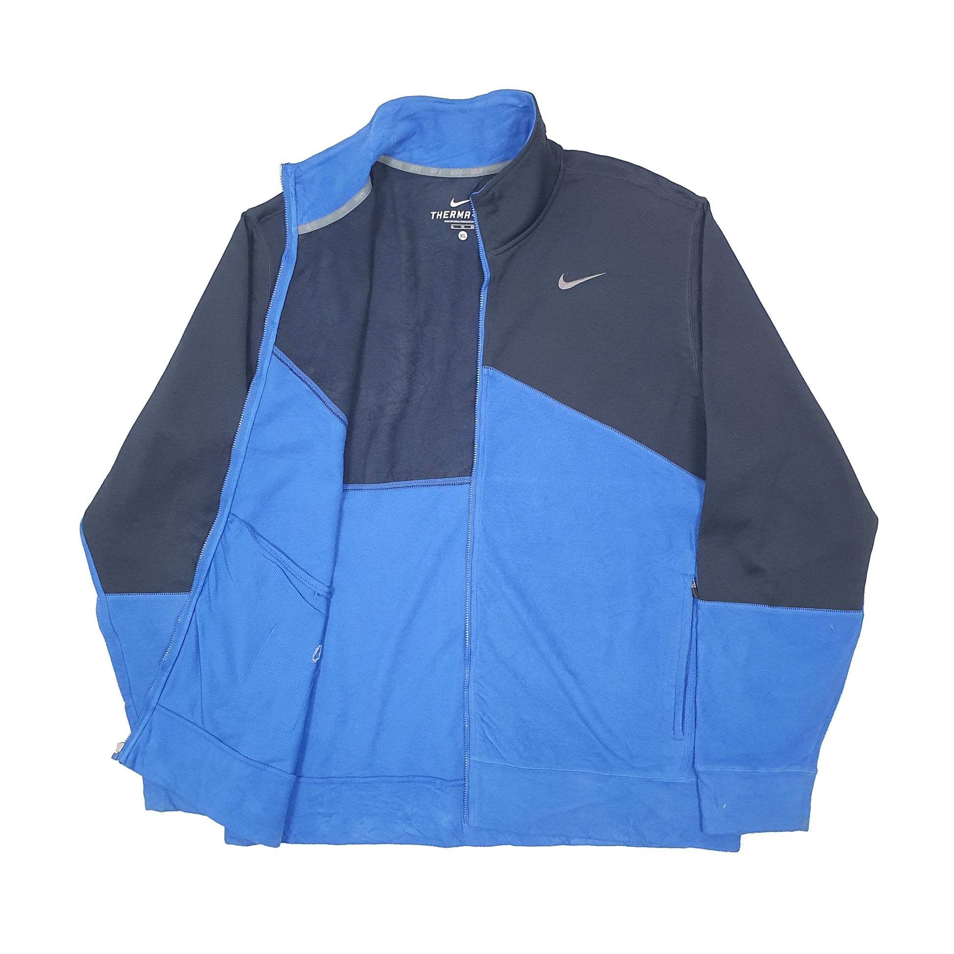 Nike Thermafit Full Zip Fleece XL Blue