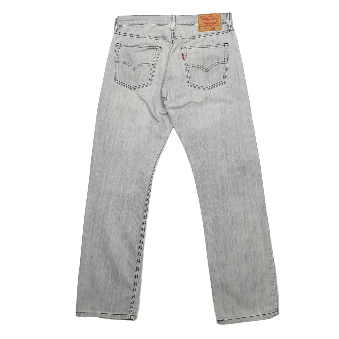 Levis 514 Straight Fit Jeans W32 L32 Grey