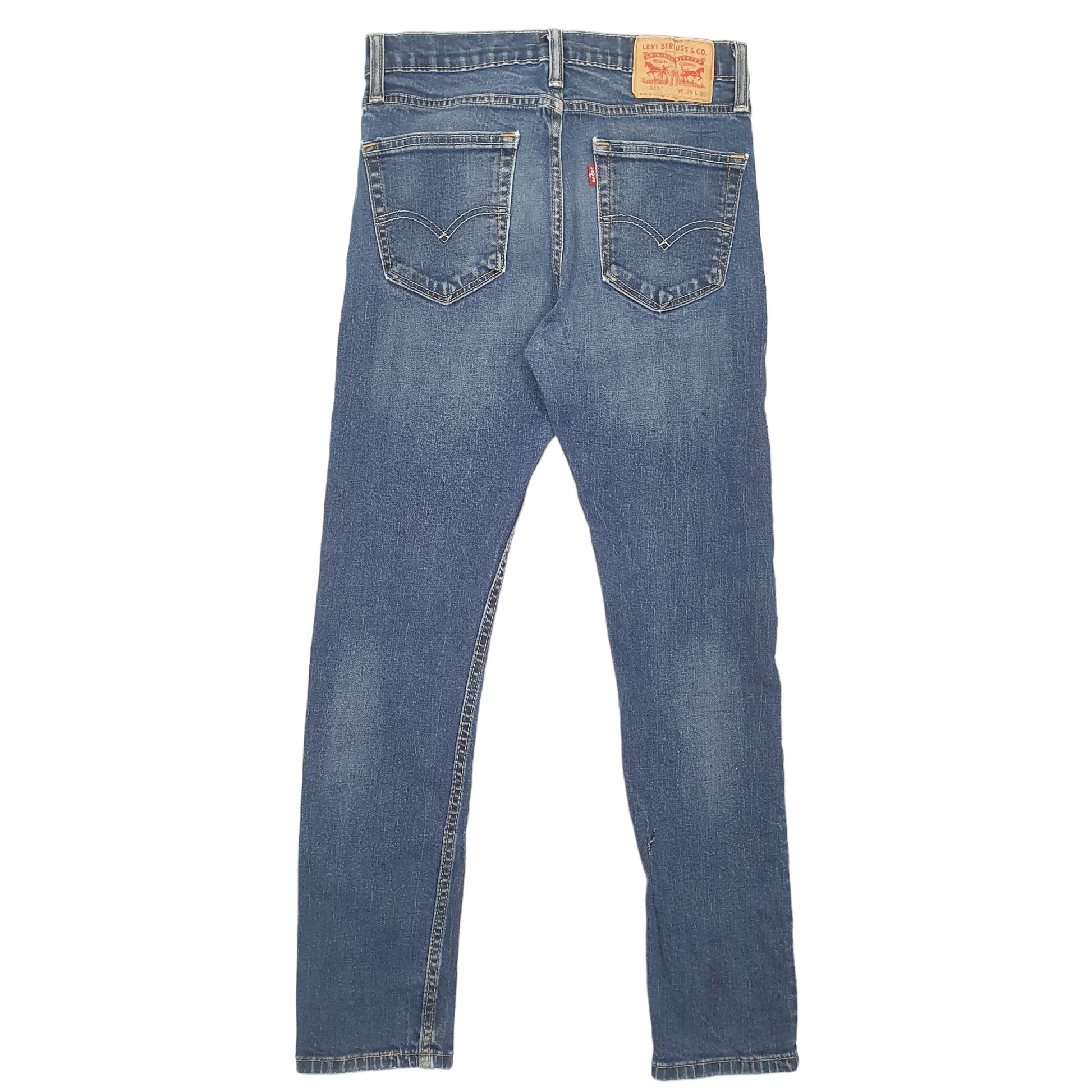 Mens Blue Levis Drainpipes Stretch 510 JeansW29 L29