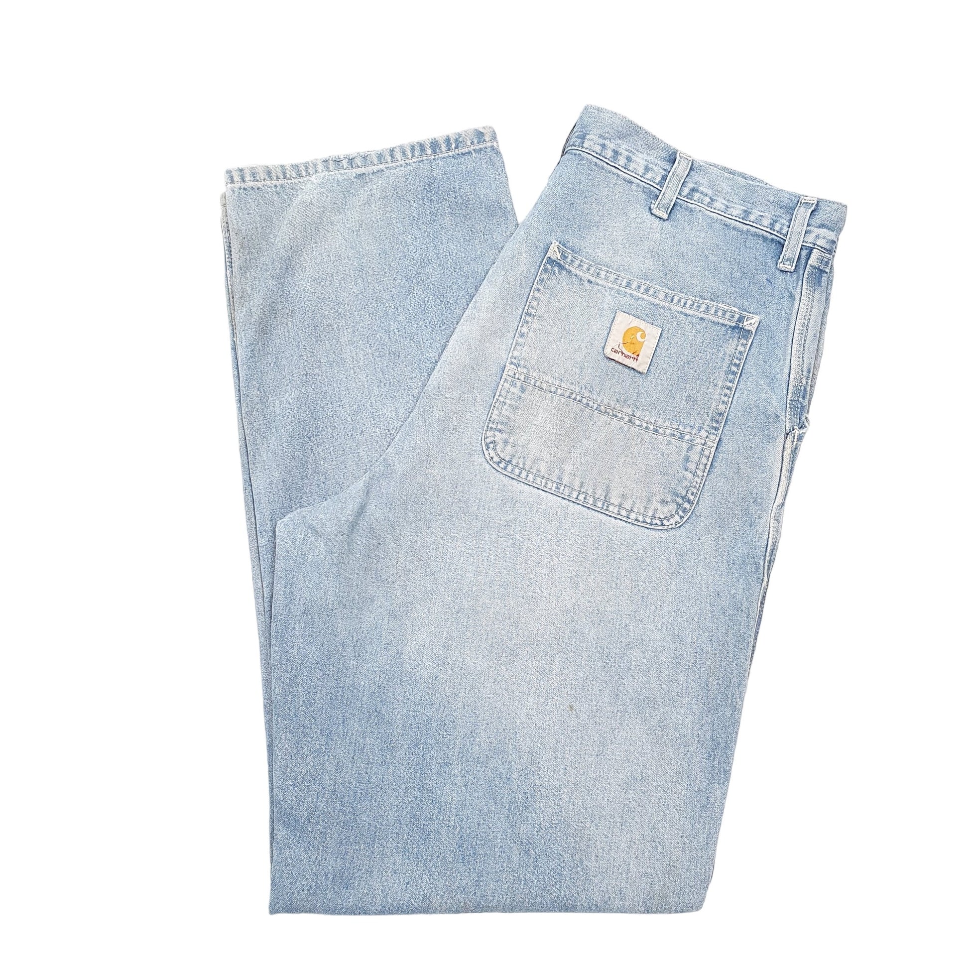 Mens Blue Carhartt WIP Simple Pant Carpenter JeansW36 L34