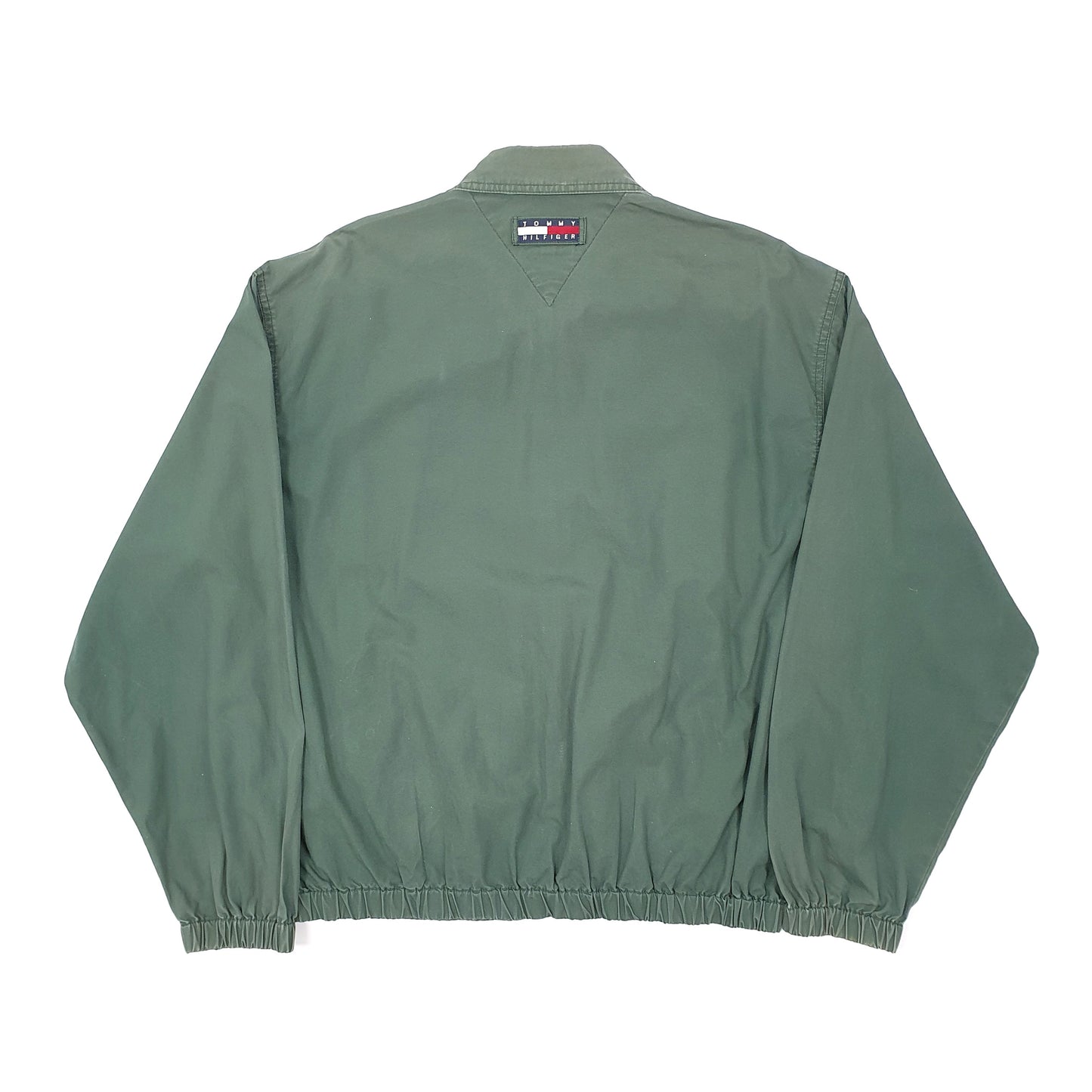 Mens Green Tommy Hilfiger Vintage Harrington Jacket Coat