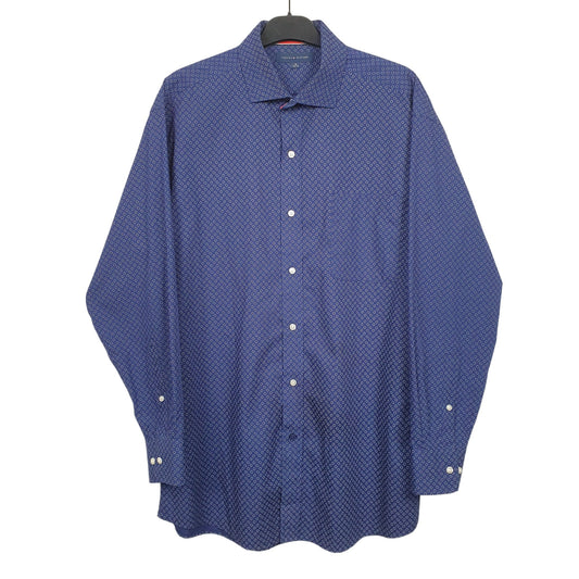Tommy Hilfiger Floral Long Sleeve Regular Fit Shirt Blue