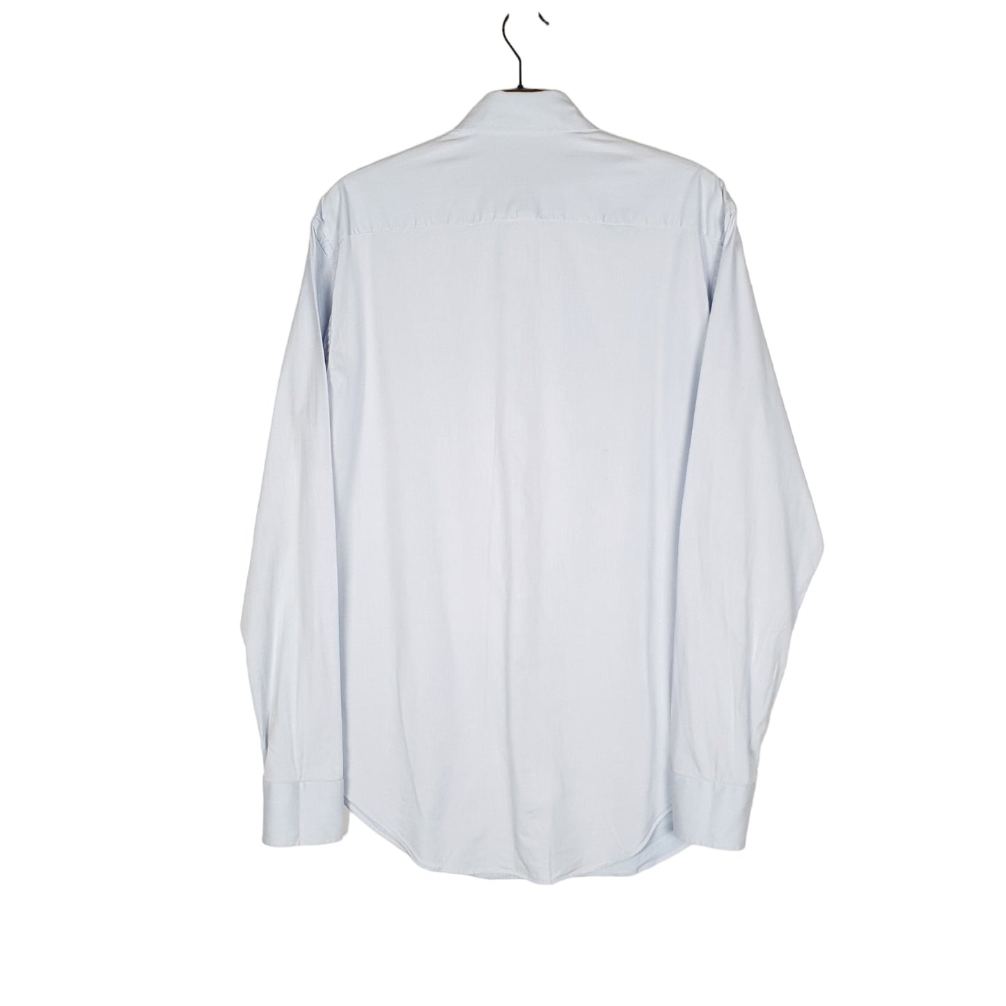 Armani Long Sleeve Regular Fit Shirt Blue