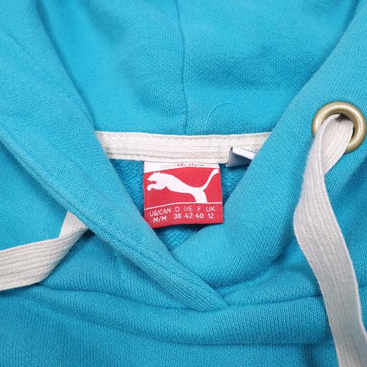 Womens Turquoise Puma  Hoodie Jumper