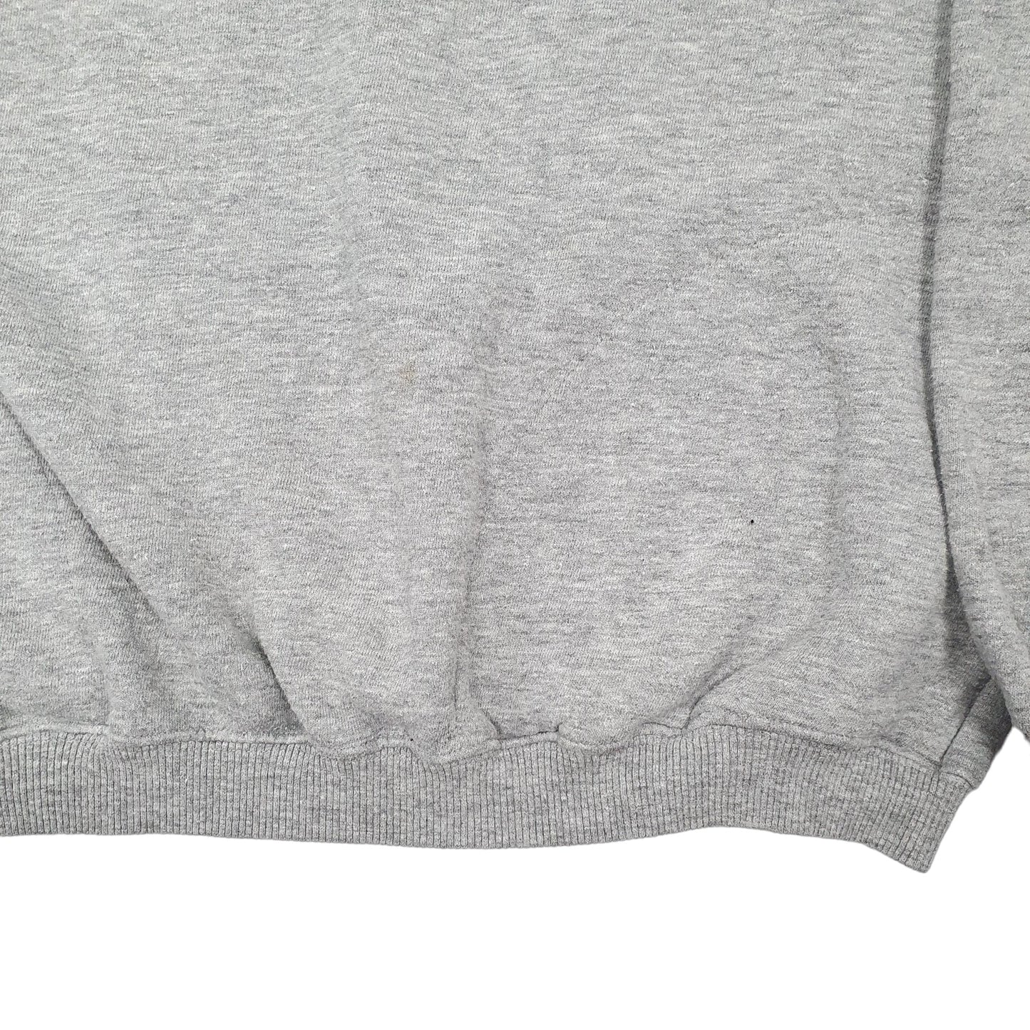 Mens Grey Lacoste Vintage Izod Spellout Quarter Zip Jumper