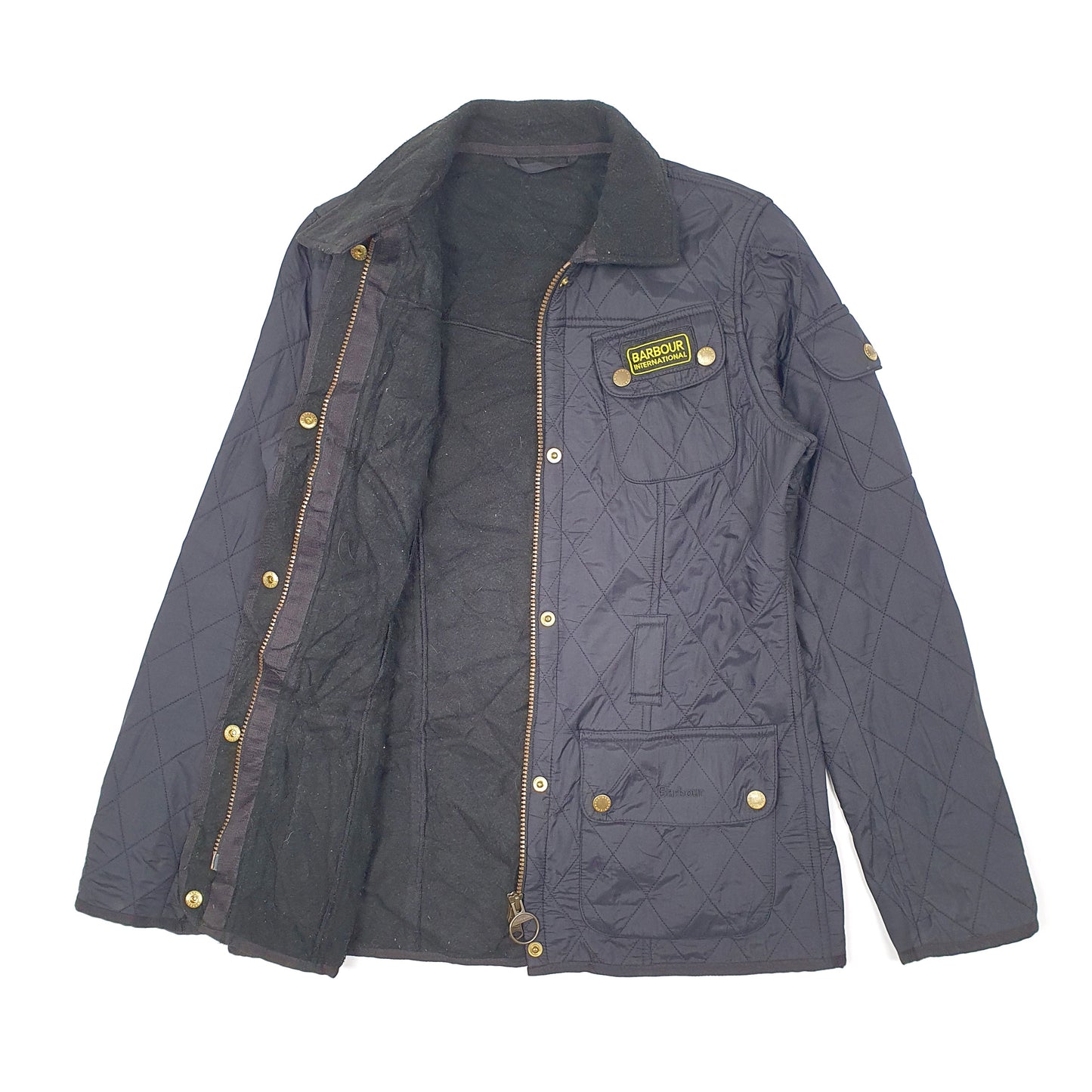 Womens Black Barbour Polarquilt  Coat