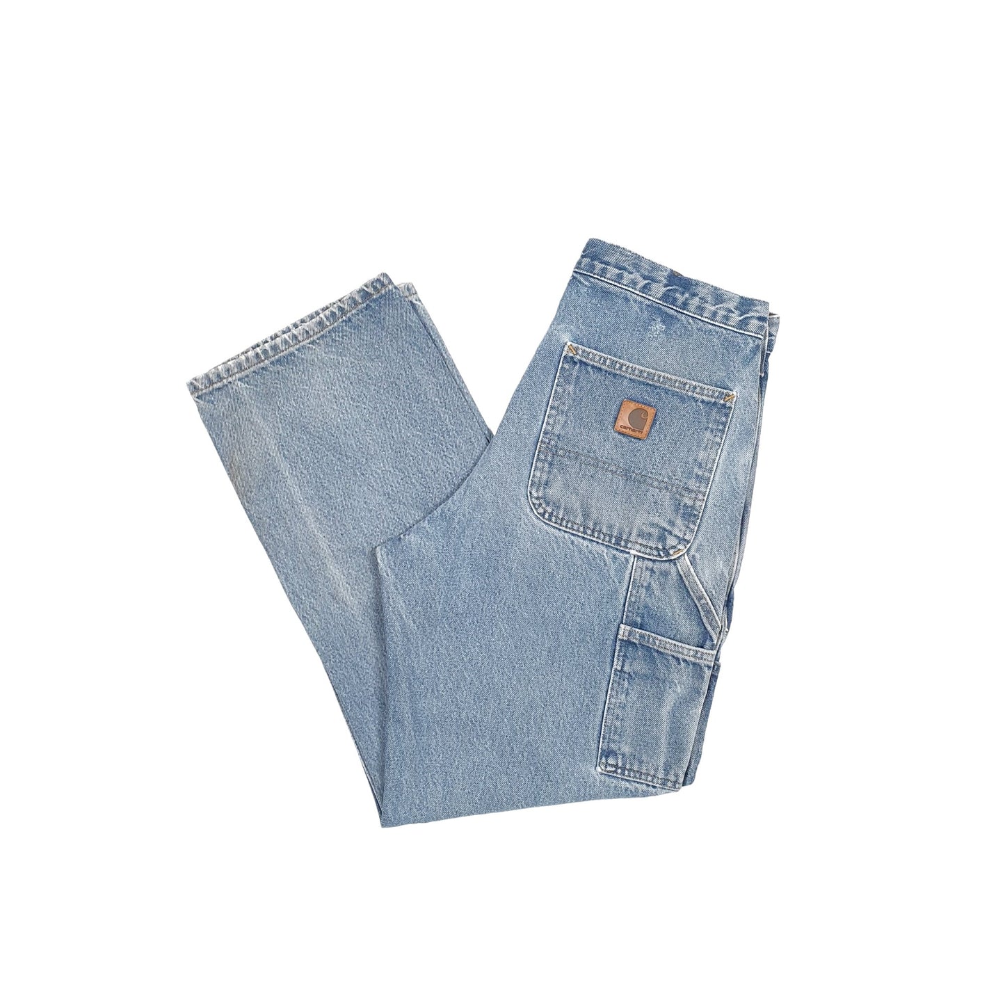 Carhartt Casual Loose Fit Carpenter Jeans W32 L29 Blue