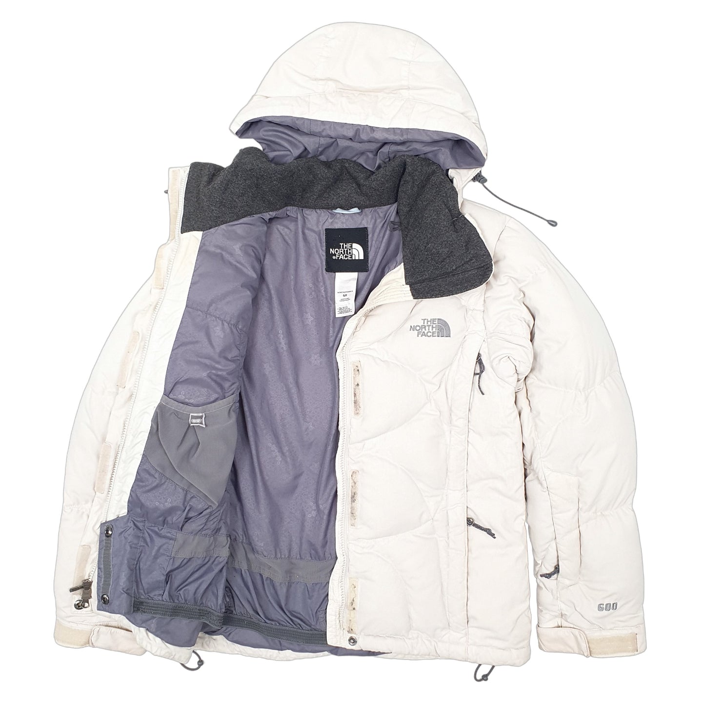 Womens Cream The North Face Skiing Ski 600  Coat