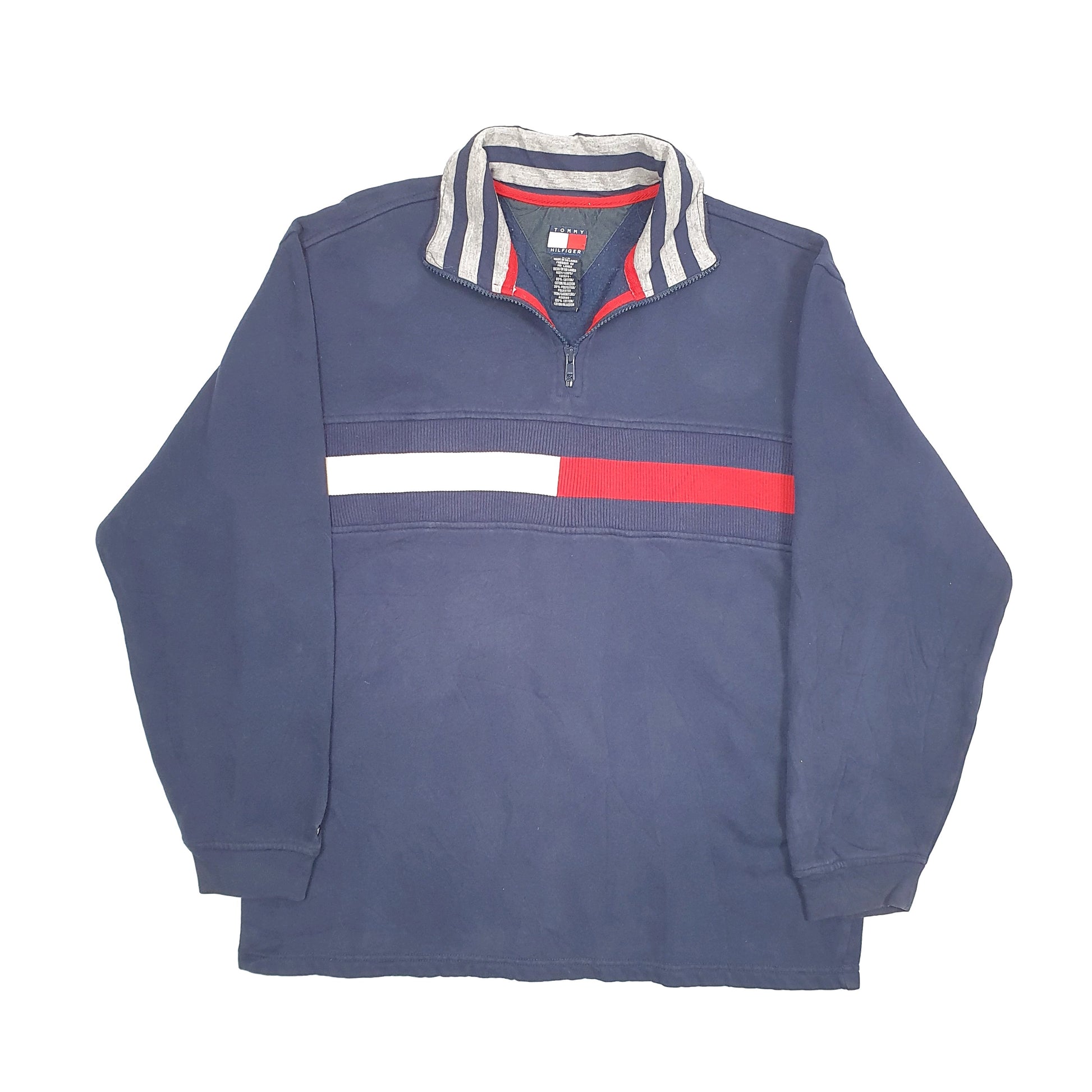 Tommy Hilfiger Quarter Zip M Navy