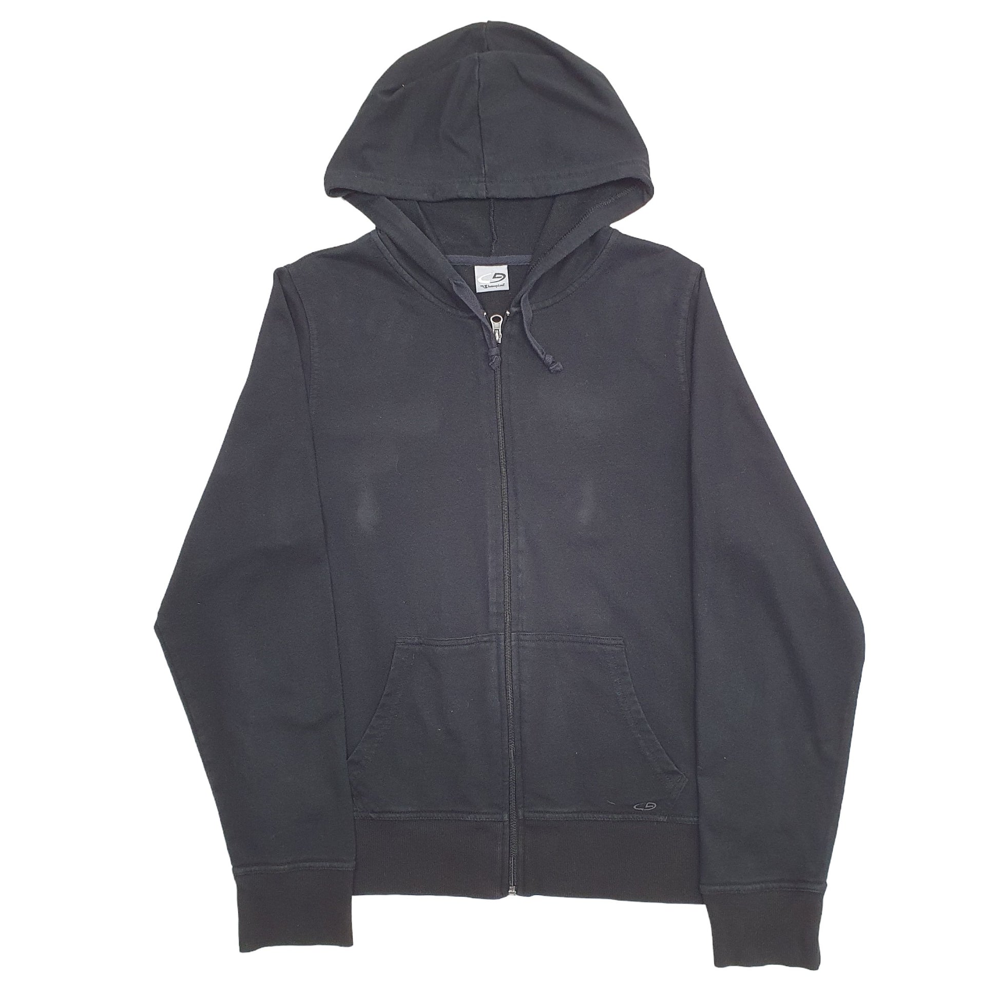 Mens Black Champion  Full Zip Jumper