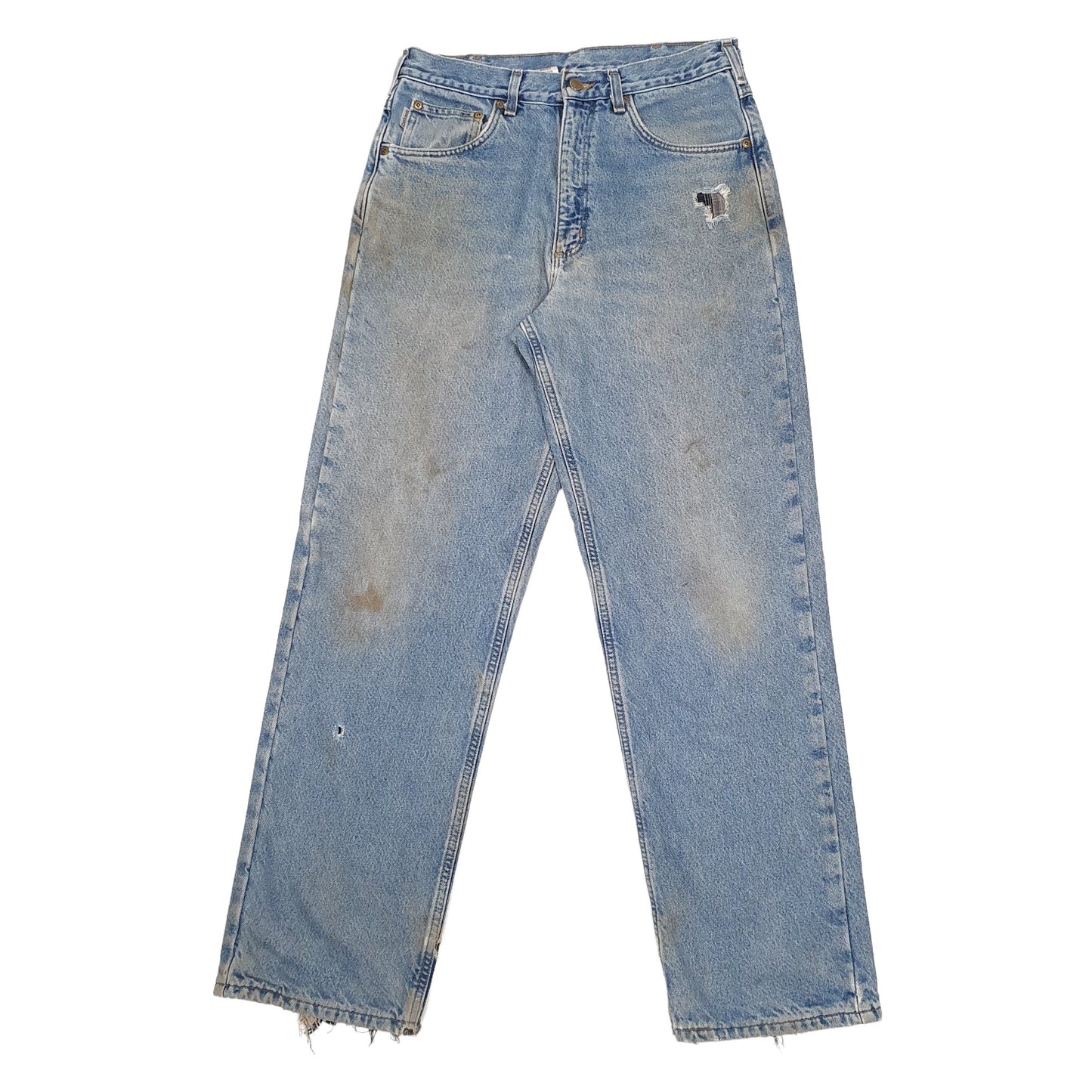 Mens Blue Carhartt  Carpenter Trousers