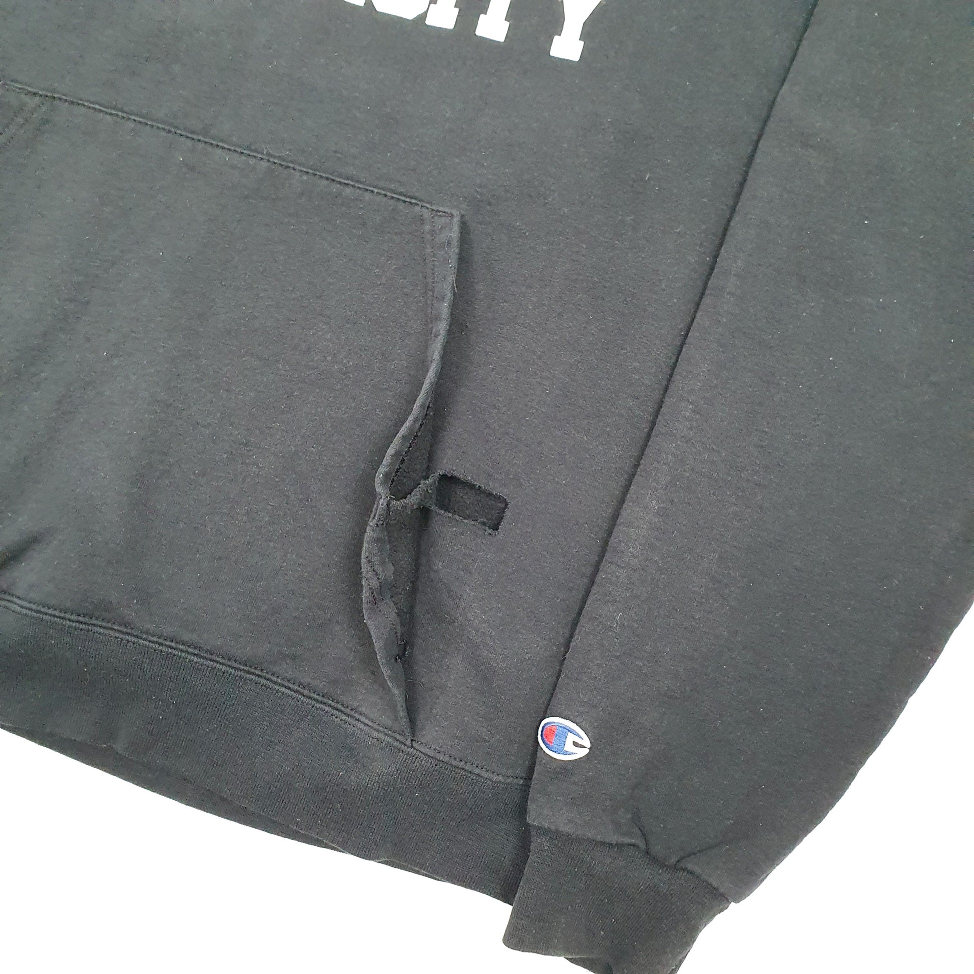 Mens Black Champion  Hoodie Jumper