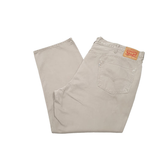 Levis 559 Relaxed Fit Jeans W48 L28 Beige