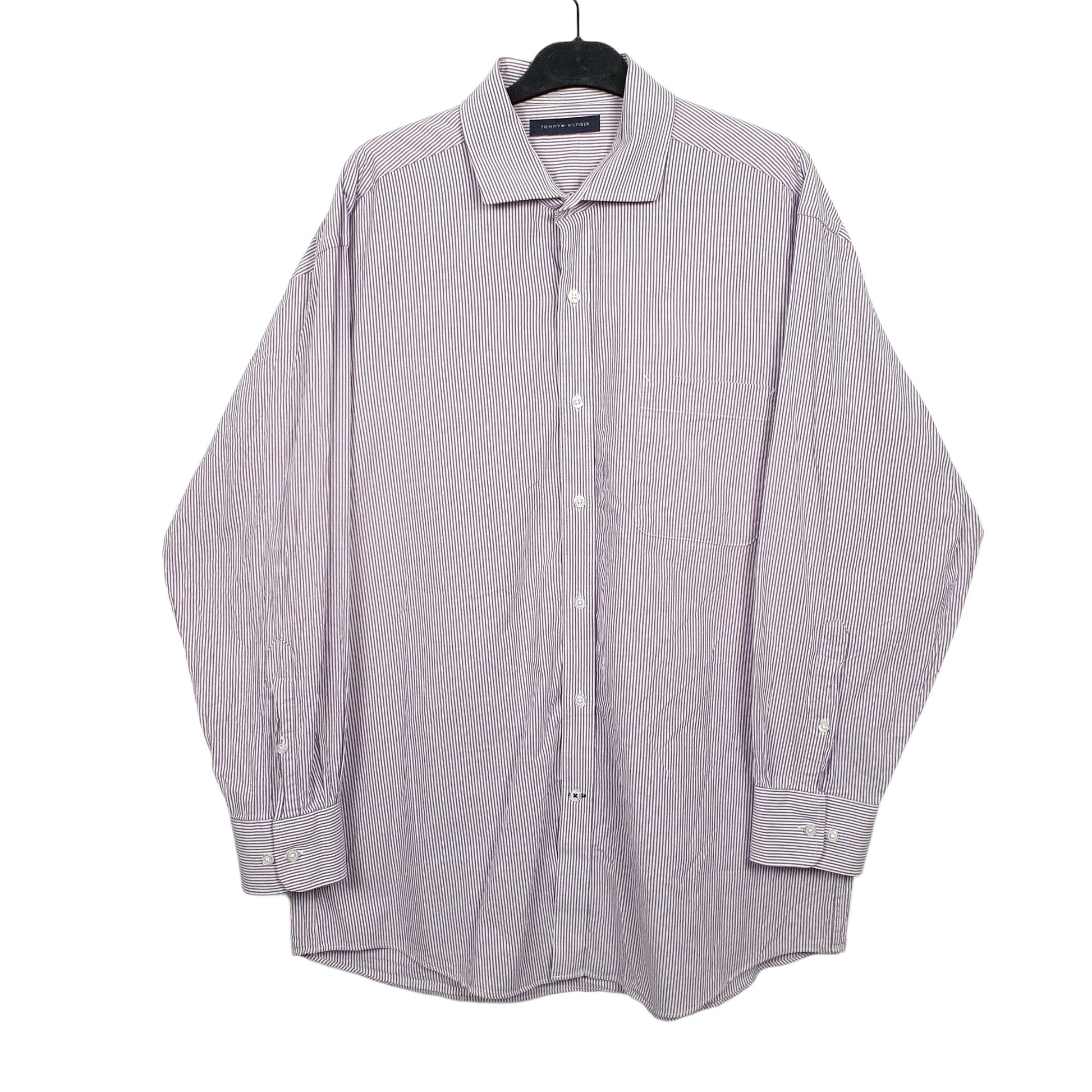Purple Tommy Hilfiger Long Sleeve Shirt