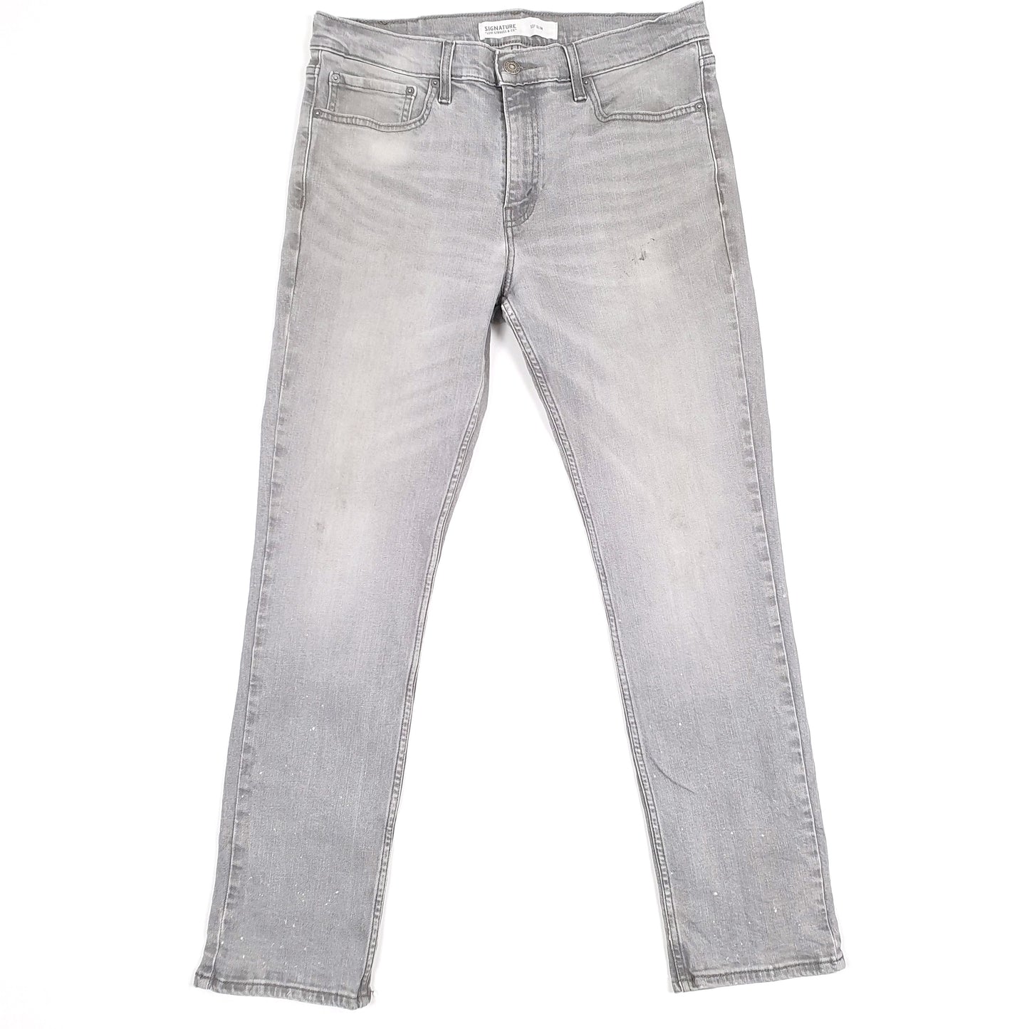 Levis Signature Slim Fit Jeans W33 L30 Grey