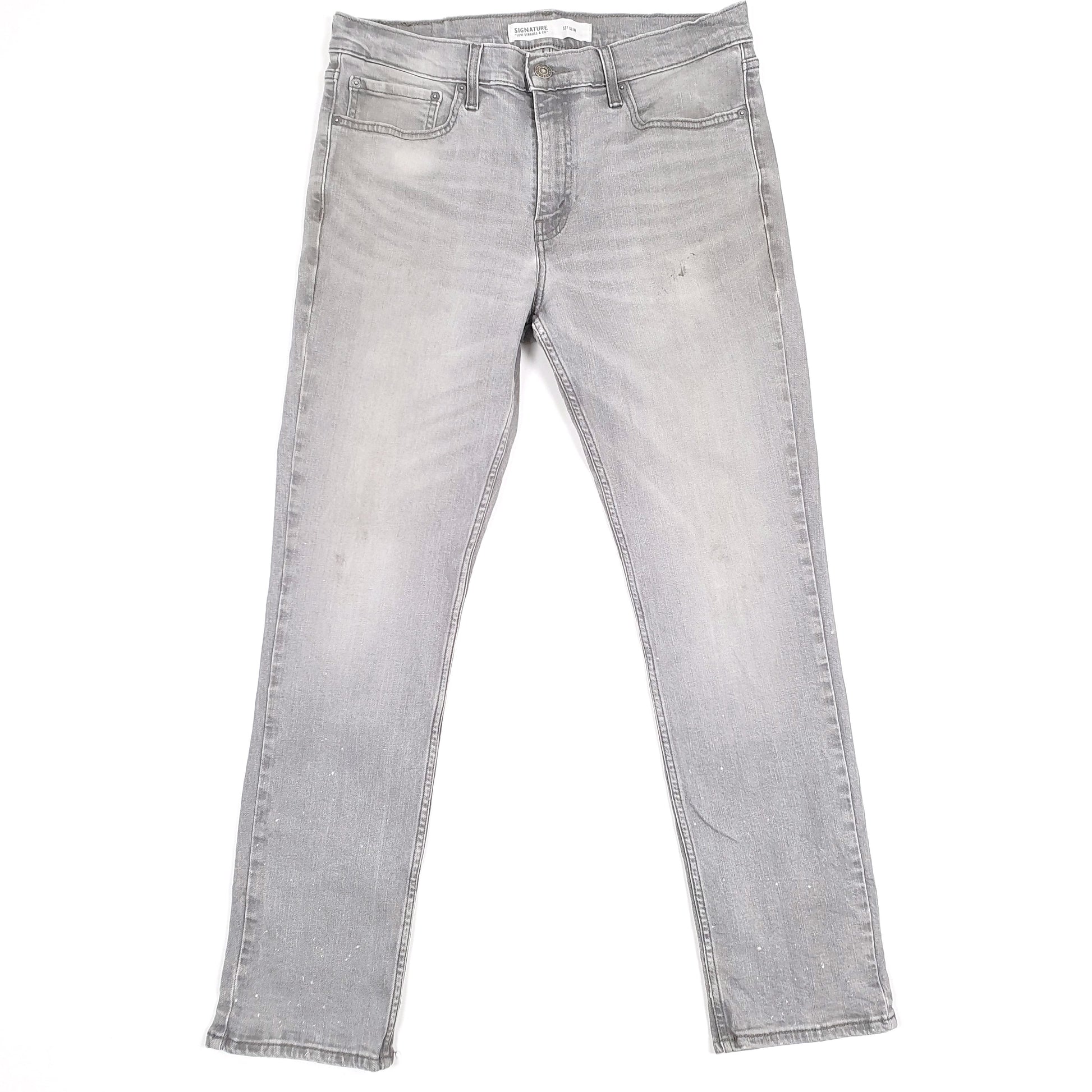 Levis Signature Slim Fit Jeans W33 L30 Grey