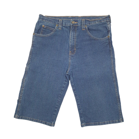 Mens White Dickies Stretch Fit Denim Shorts